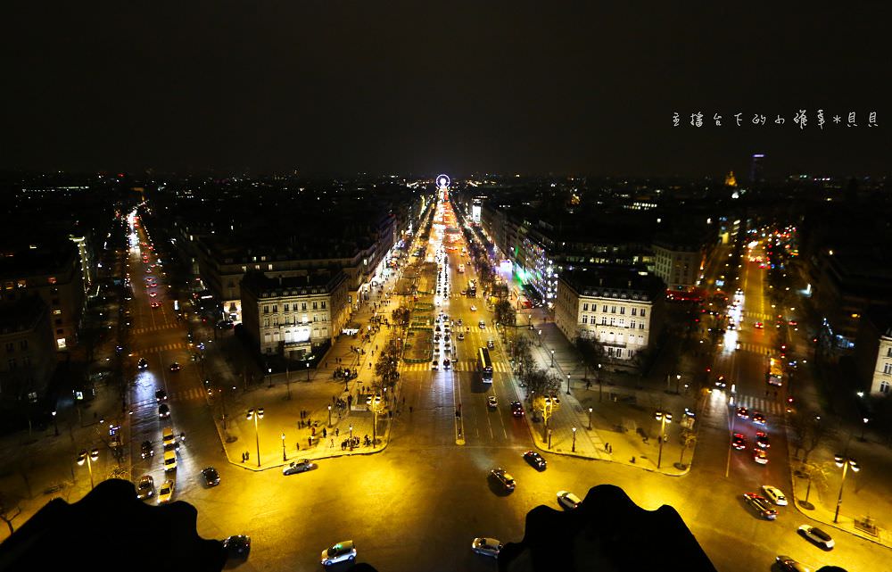 法國巴黎必去景點凱旋門｜看巴黎夜景與鐵塔燈光秀推薦地點