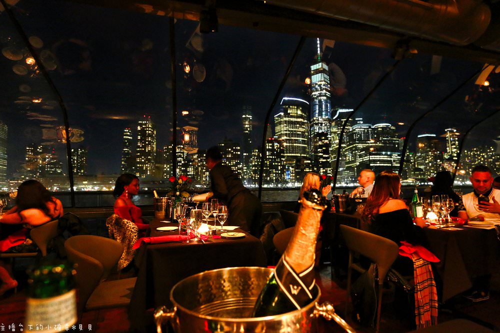 紐約浪漫遊船晚餐Bateaux New York︱曼哈頓約會餐廳推薦(附菜單)
