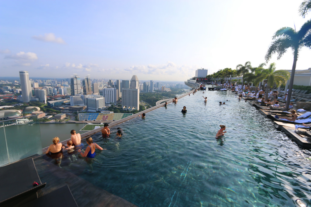 【新加坡】濱海灣金沙酒店❤無邊際泳池空中花園❤必去景點 @主播台下的小確幸❤貝貝